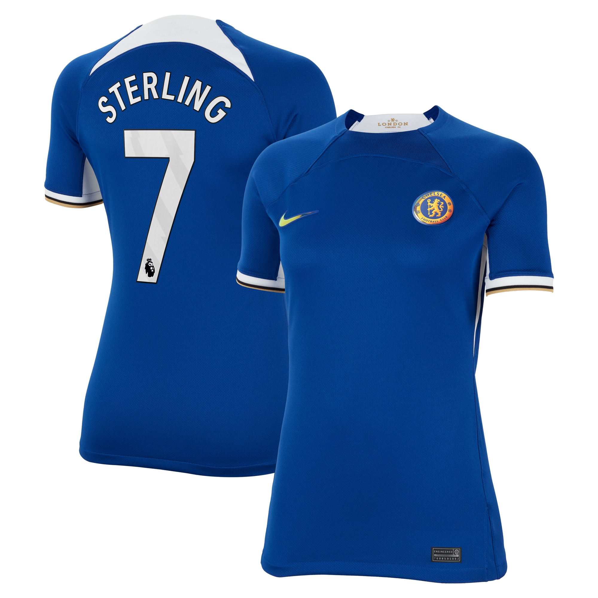 Raheem Sterling Chelsea Women's 2023/24 Home Stadium Replica Jersey – Blue