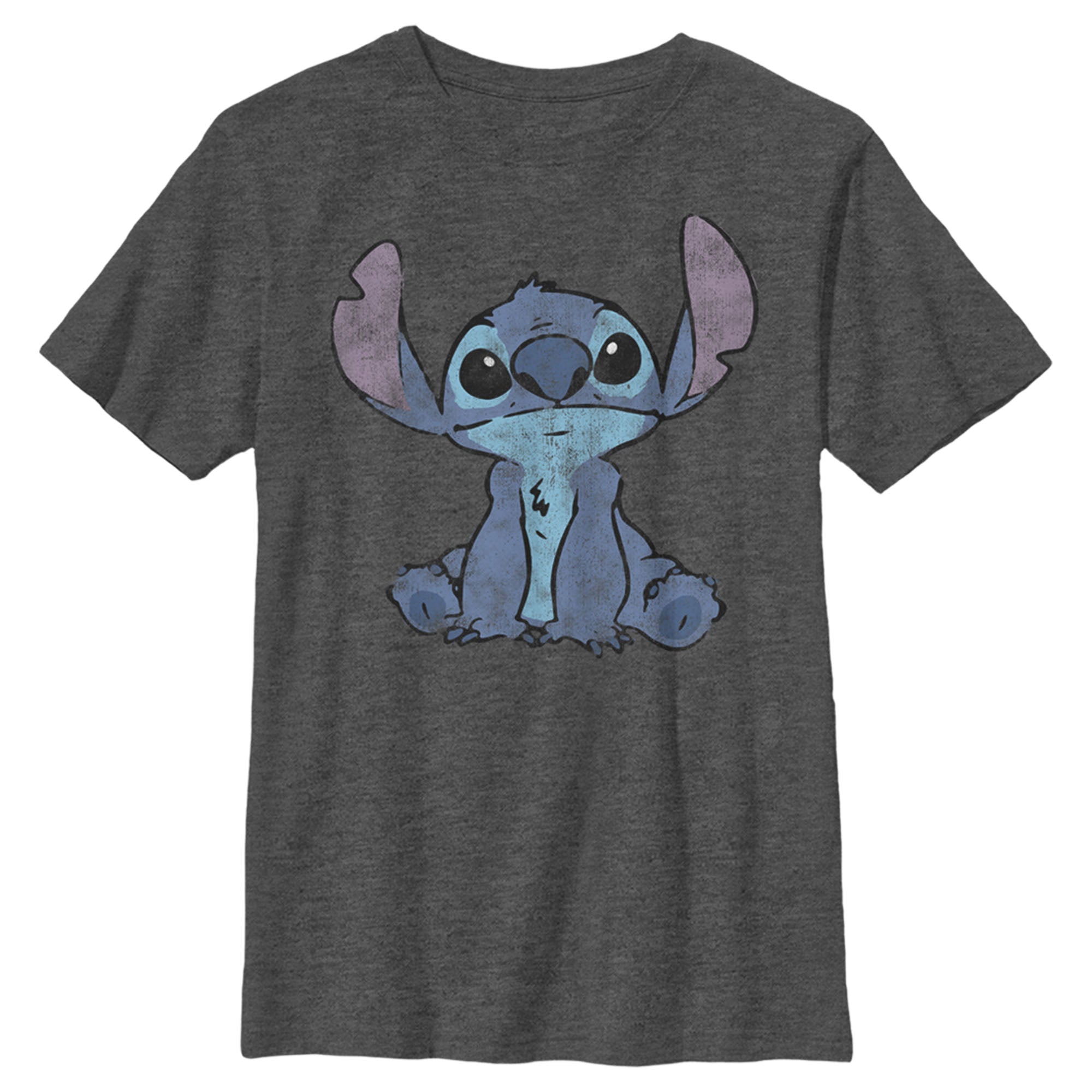 Boy’S Lilo & Stitch Simple Watercolor Stitch T-Shirt