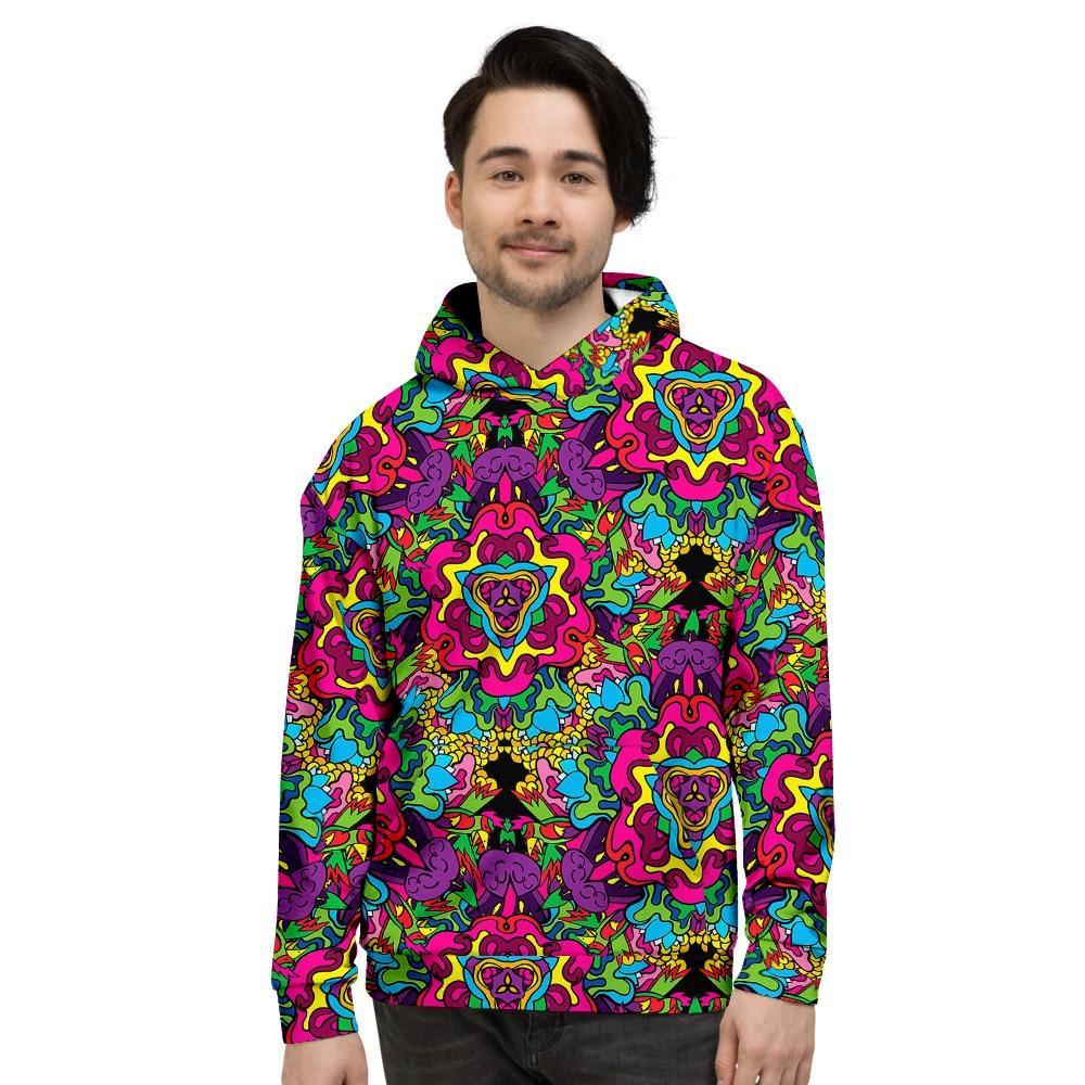 Animal Hippie Psychedelic Men’S Hoodie