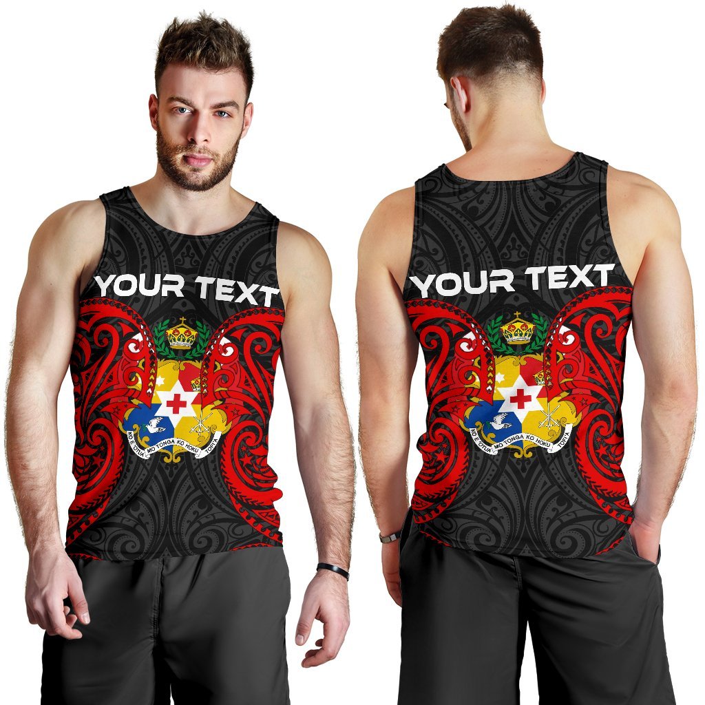 Tonga Pacific Custom Personalised Men’s Tank Top – Tongan Spirit – BN12