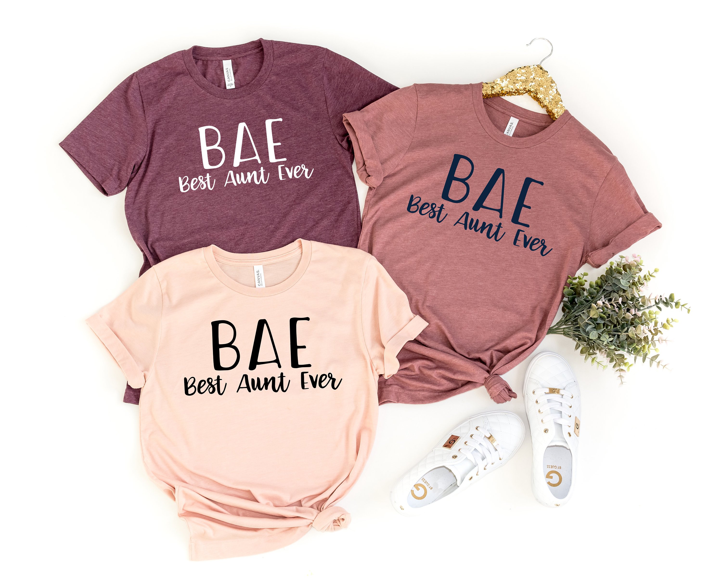 Bae Best Aunt Ever Shirt, Aunt Shirt, New Aunt, Christmas Gift For Aunt, Auntie, Aunt To Be Shirt, Favorite Aunt, Like A Mom Only Cooler