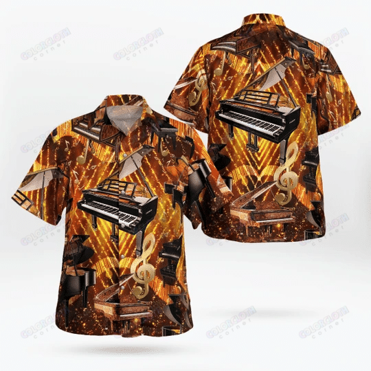 Amazing Piano Hawaii Shirt For Lovers Ha49002