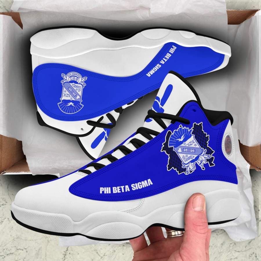 Phi Beta Sigma High Top Sneakers
