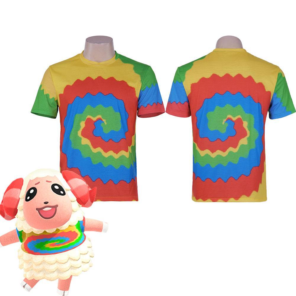 Animal Crossing New Horizons Dom Print T Shirt Cosplay Costume