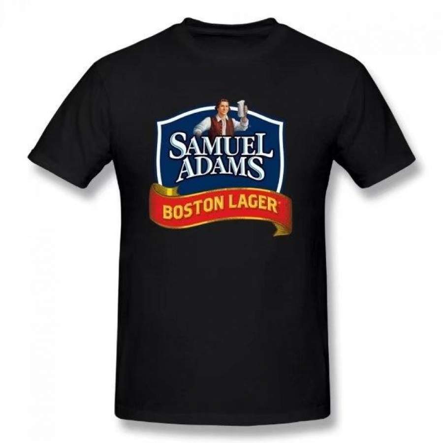 Creative Beers Sam Adams Summer Basic Casual Short Cotton T-Shirt