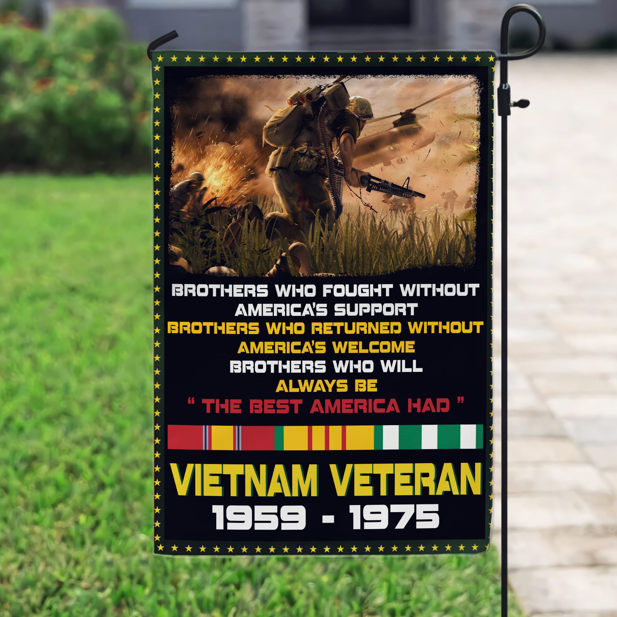 Vietnam Veteran Flag, The Best America Had Flag, House Flag, Garden Flag All Over Printed