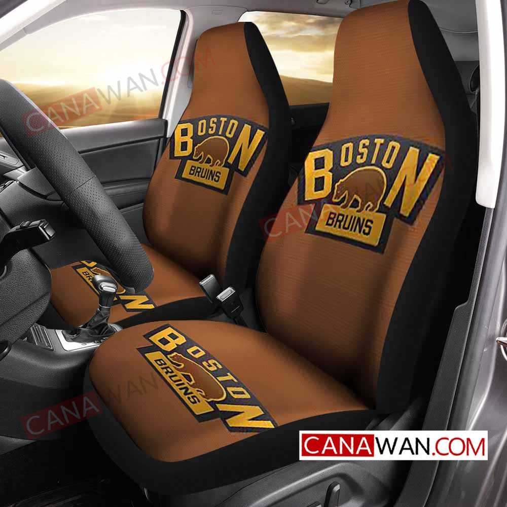 Boston Bruins Style155 3D Customized Personalized Car Seat Cover