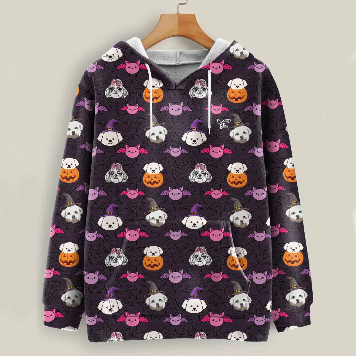 You Make Me Batty – Maltese Halloween Hoodie