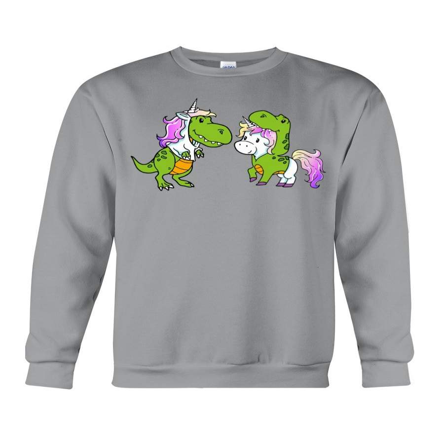 Unicorn Dinosaur Custom Design For Animal Lovers Sweatshirt