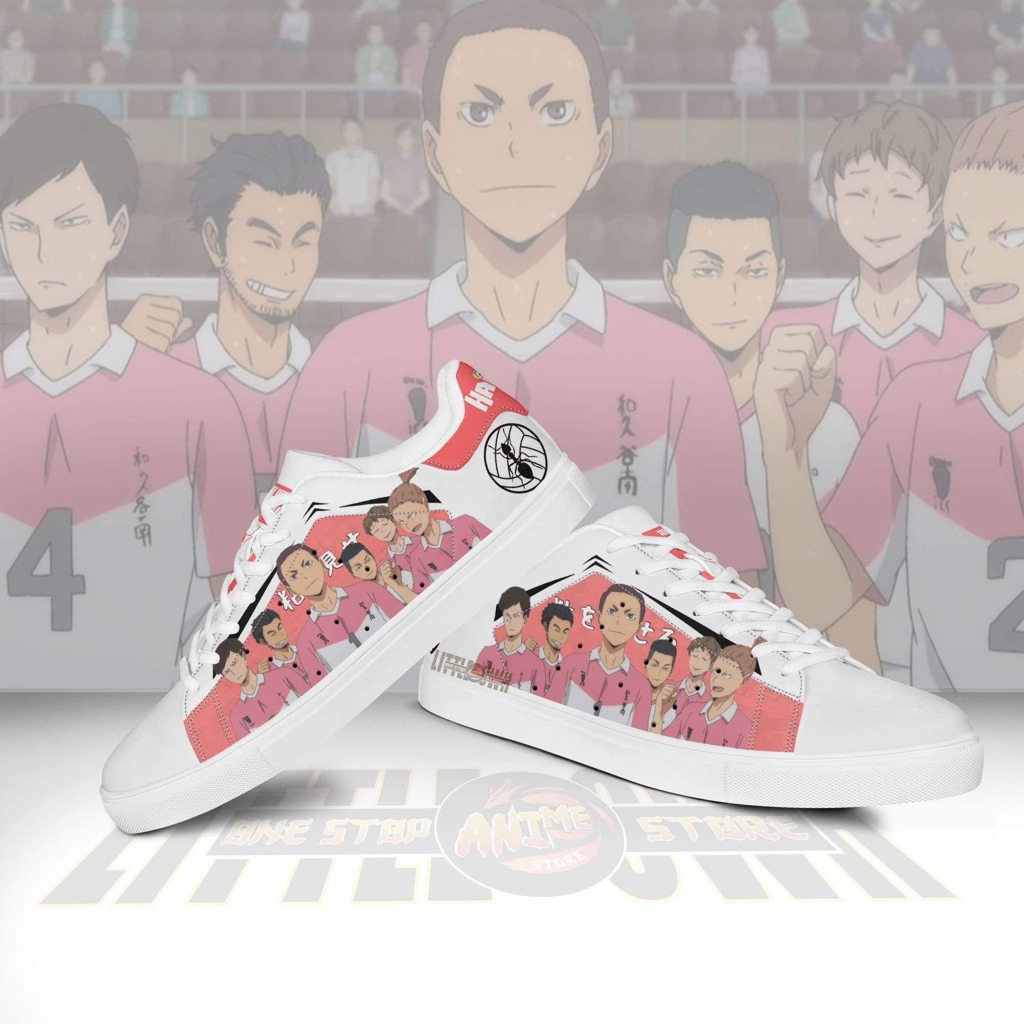 Wakutani Minami Skateboard Shoes Custom Haikyuu Anime Sneakers ...