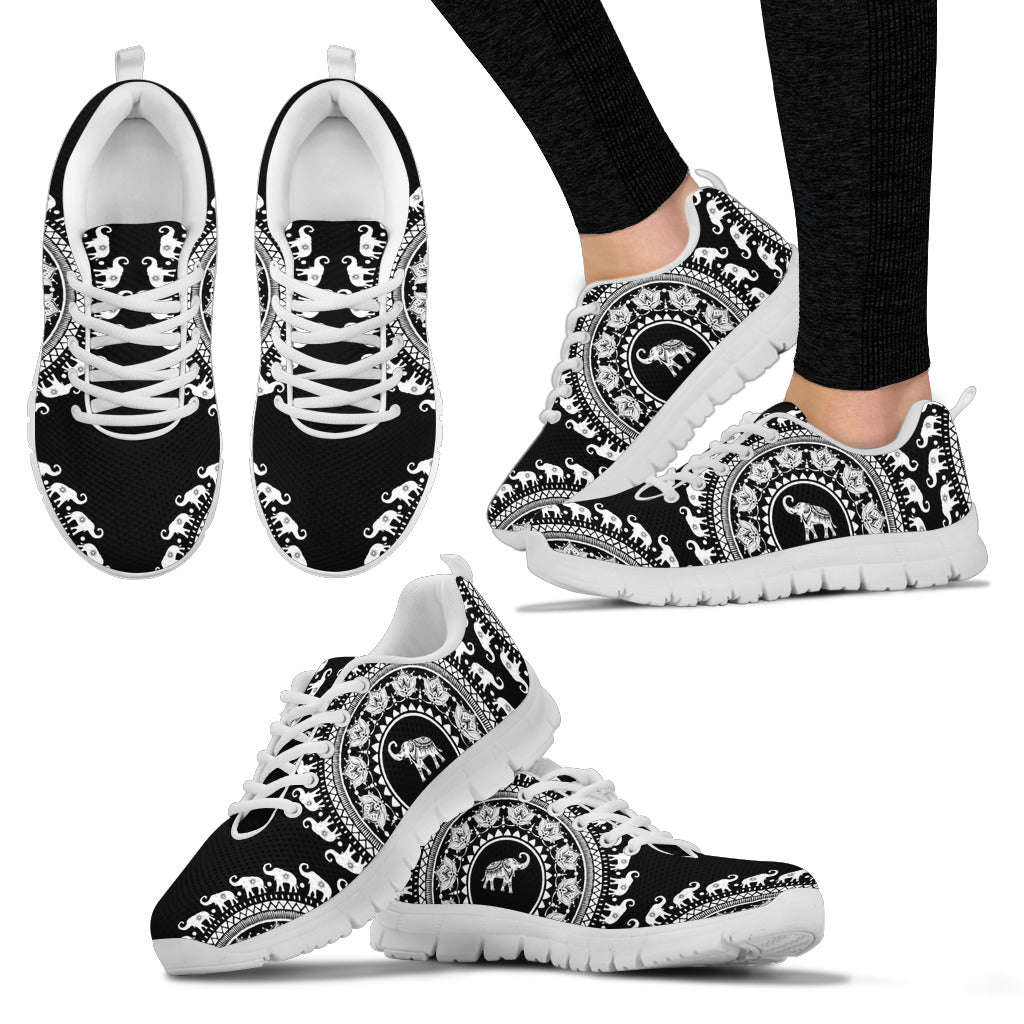 Mandala Elephant Sneakers