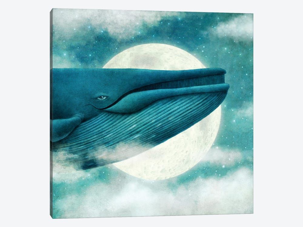 The Great Whale Canvas Poster 8″x12″ 12×18″ 18″x26″ 24″x36″ 30″x45″