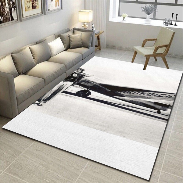 Amelia Earhart Flies Across The Atlantic Rug, Living Room Carpet