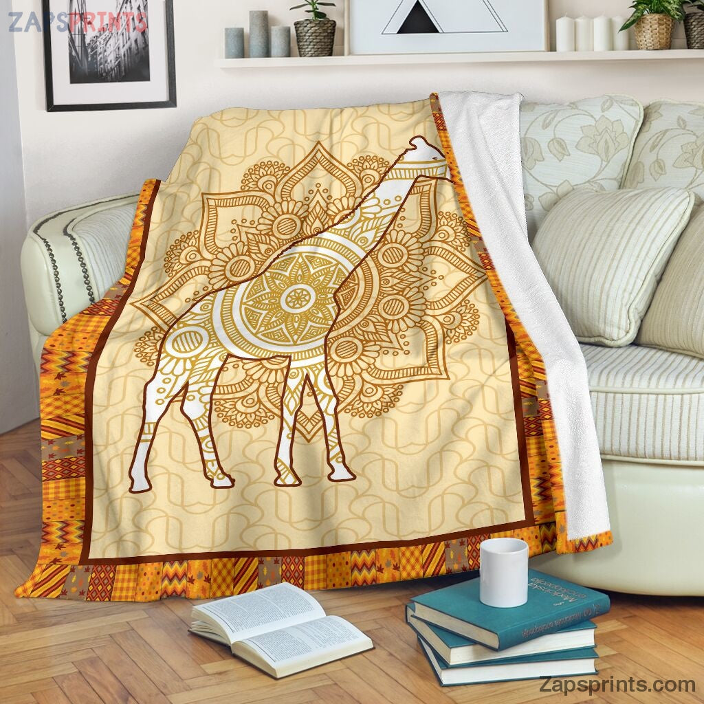 Giraffes Mandala Blanket – Cool Gift Ideas