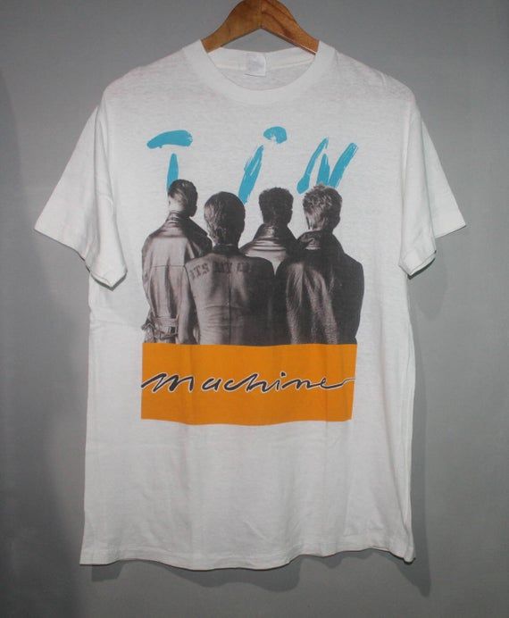 Vintage Tin Machine Japan Tour T Shirt David Bowie Tour Concert