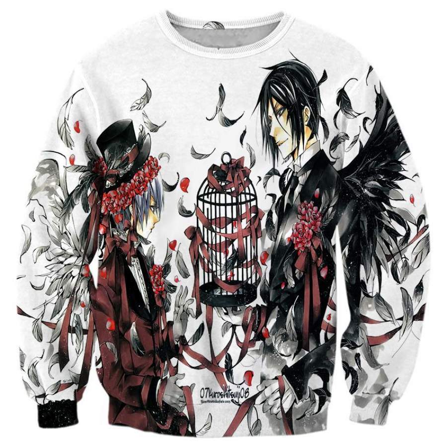 Anime Black Butler Wings Shirts