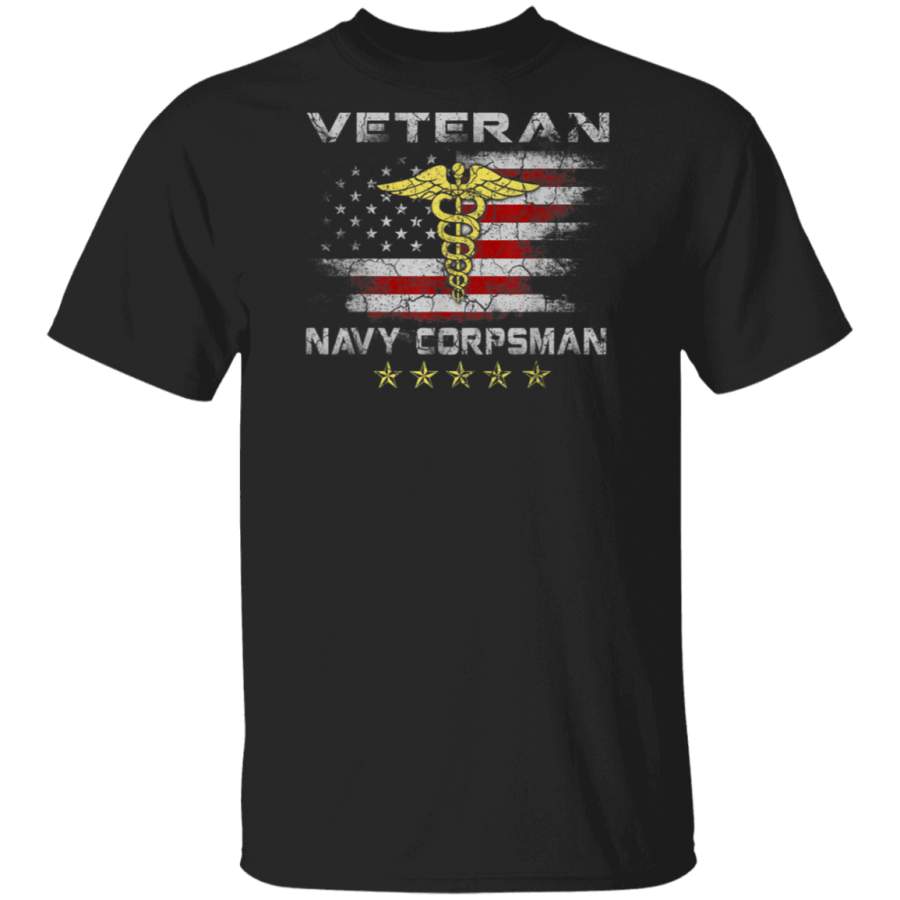 Proud Veteran Navy Corpsman T-Shirt