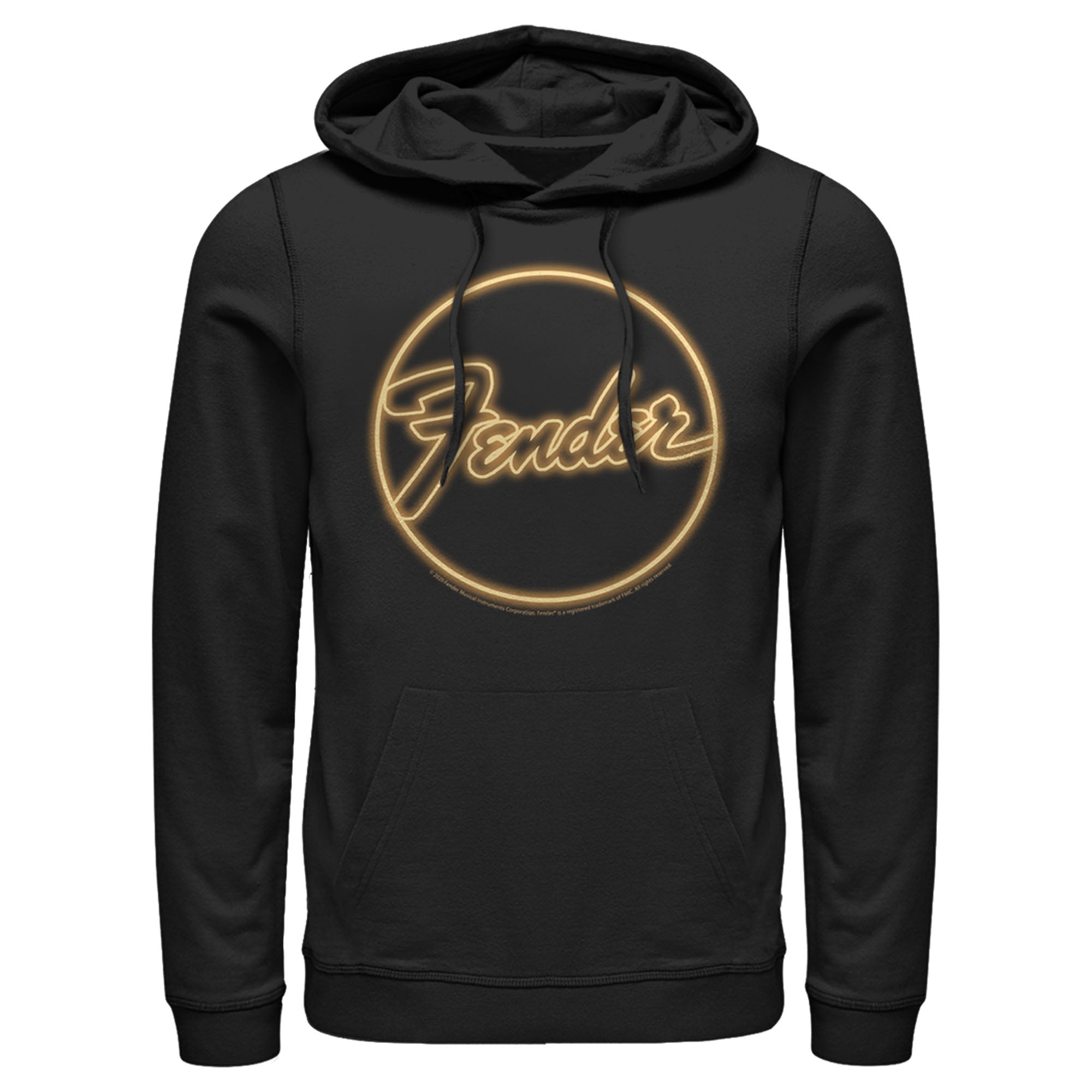 Men’S Fender Neon Logo Pull Over Hoodie