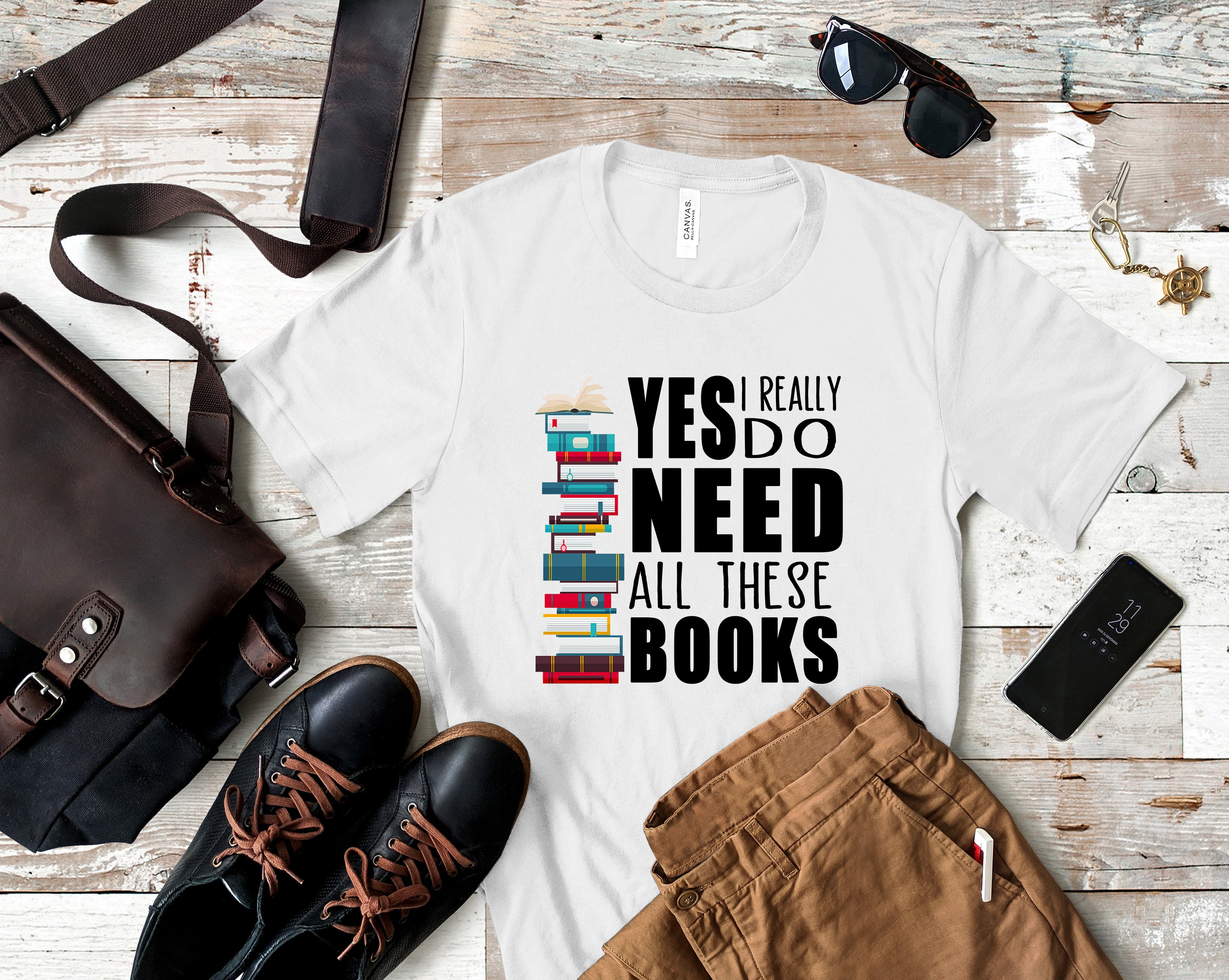 Yes I Really Do Need All These Books Standard T-Shirt