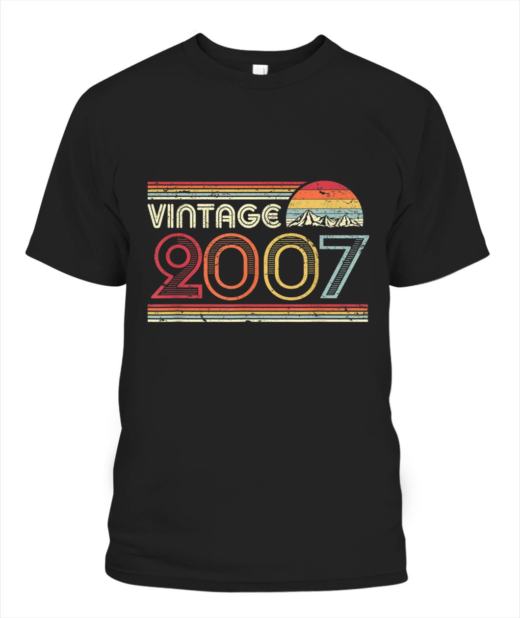 2007 Vintage Birthday Gift Customize Any Ideas, Personalized T-shirt, Hoodie Adult, Kid, Unisex