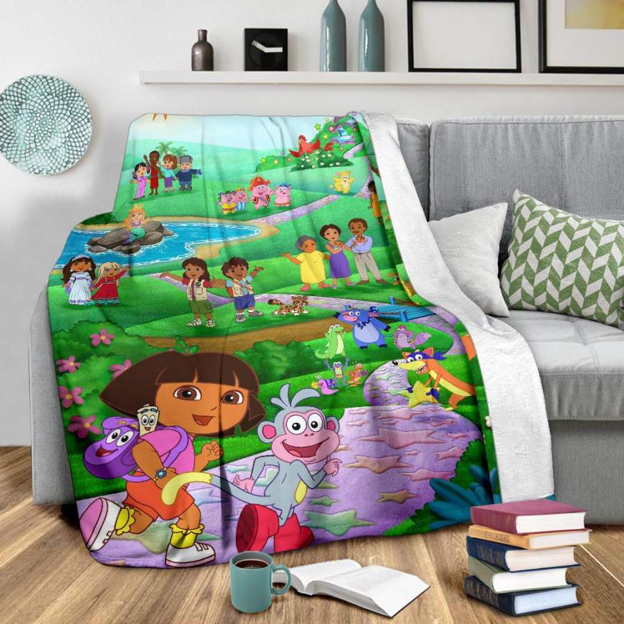 Dora The Explorer Blanket – Famosagent Shop