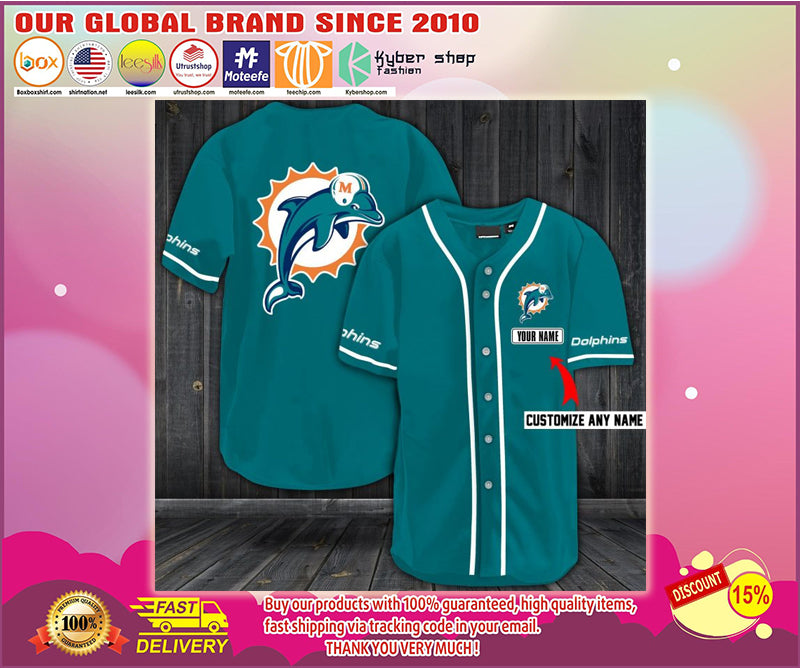 Personalized Name Jersey Miami Dolphins Shirt –  Bbs