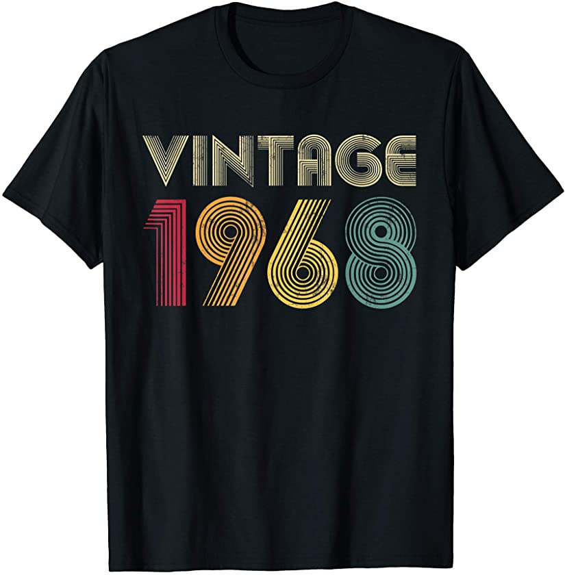 53rd Birthday Gift Vintage 1968 Classic 53 Years Old T-Shirt