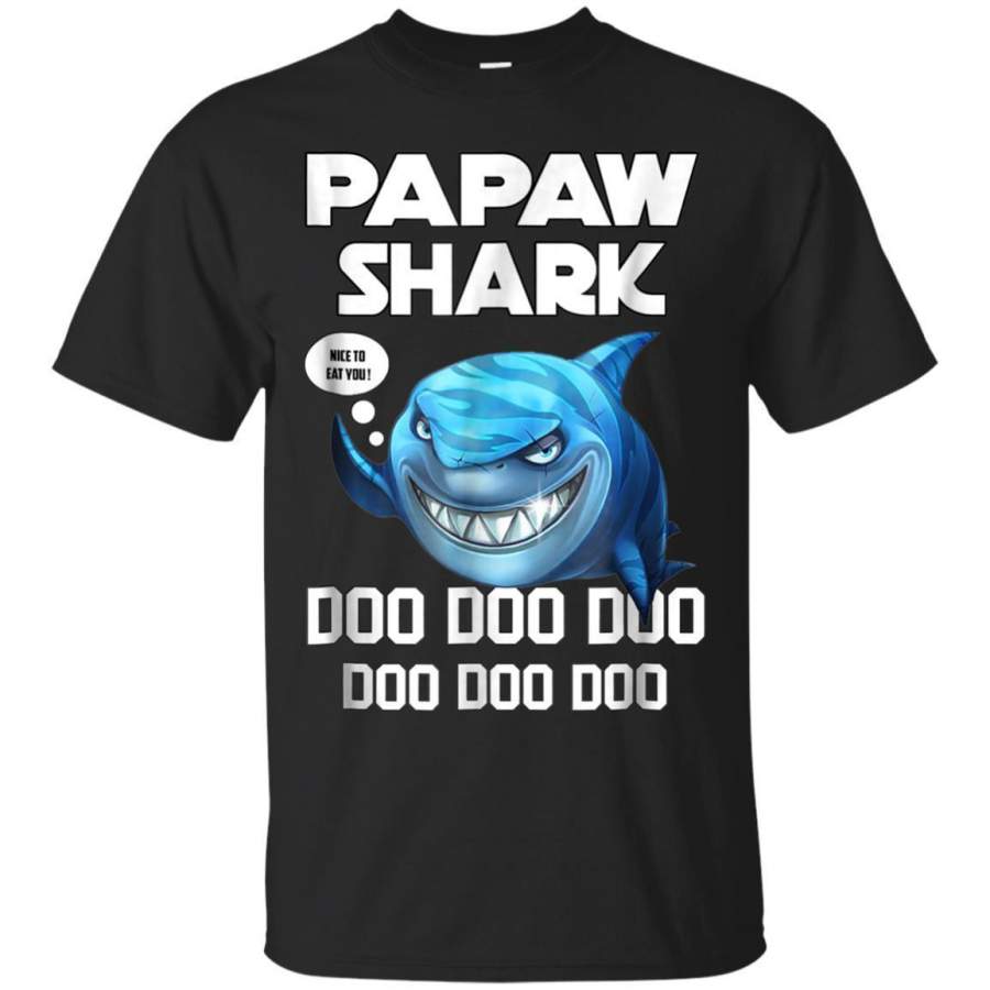 AGR Mens Papaw Shark T Shirt Fathers Day Gift Jaq T-shirt