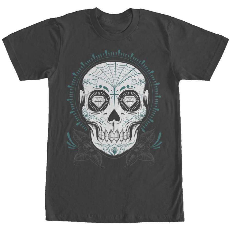 Aztlan Men’s Sugar Skull  T Shirt Black S