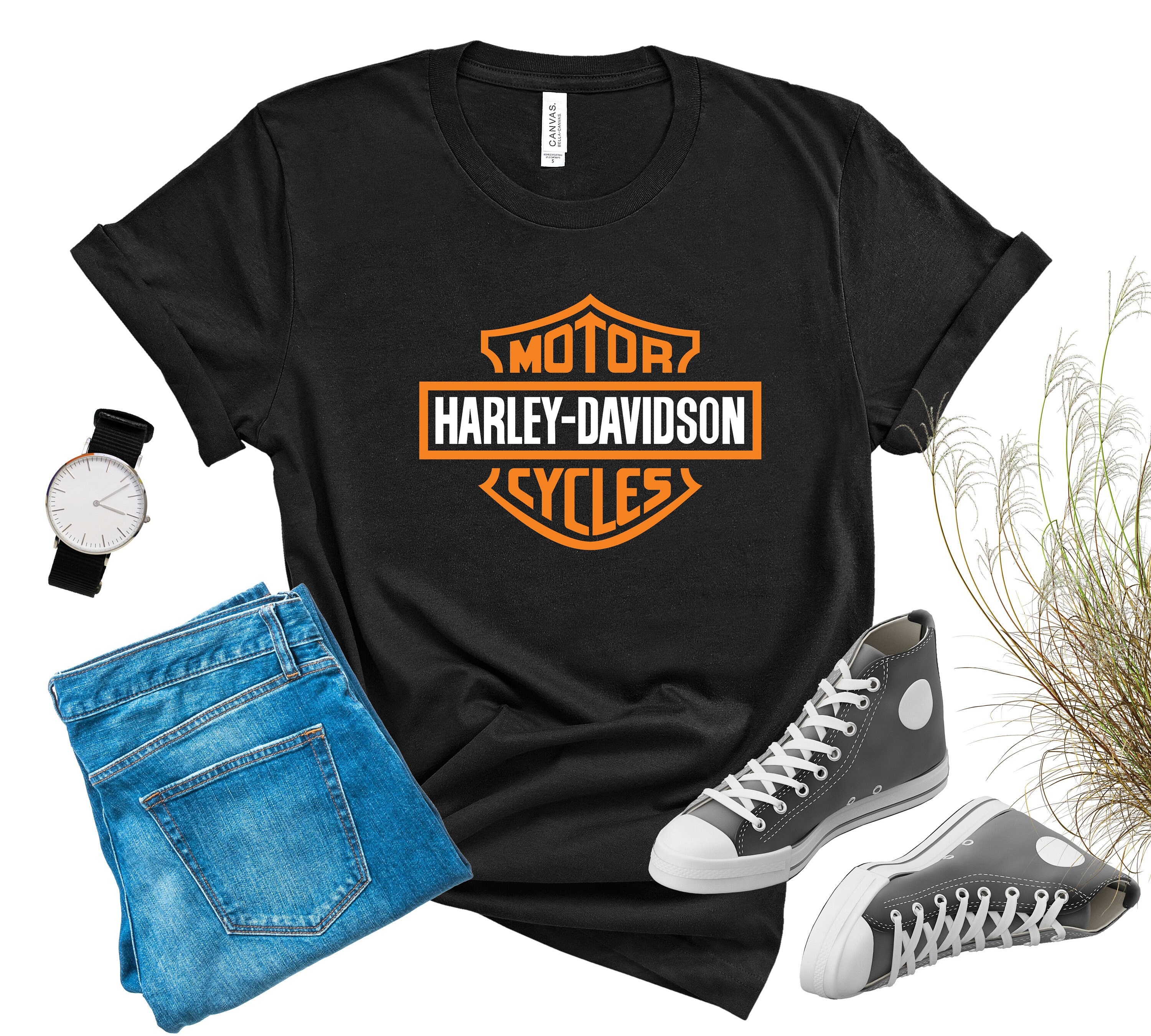 Harley Davidson Vintage T-Shirt | Harley Davidson Shirt | Motor Harley Davidson Shirt | Rider Shirt | Motorcycle Shirt | Biker Shirt