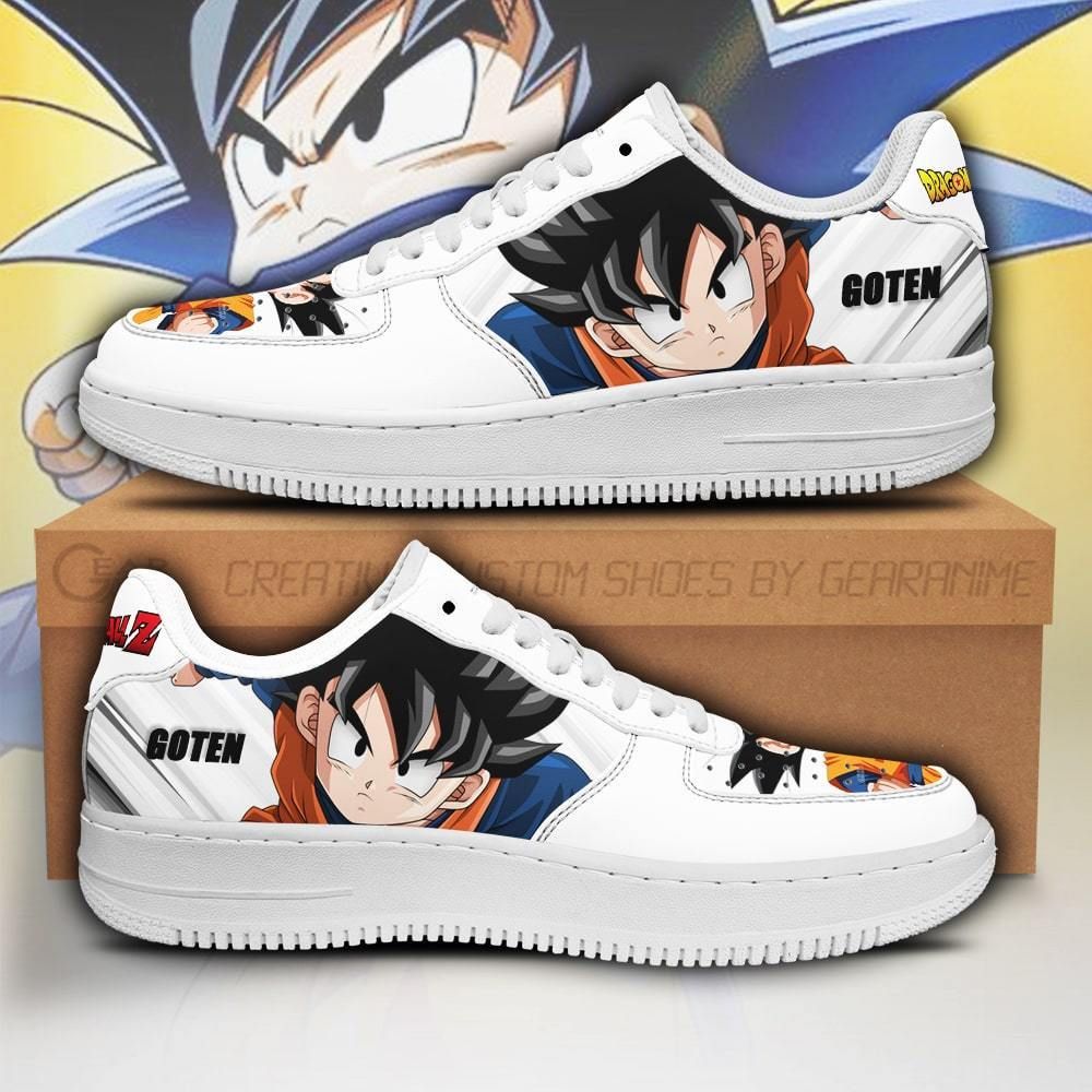 Goten Dragon Ball Z Air Force Shoes Sneakers Custom Anime V23