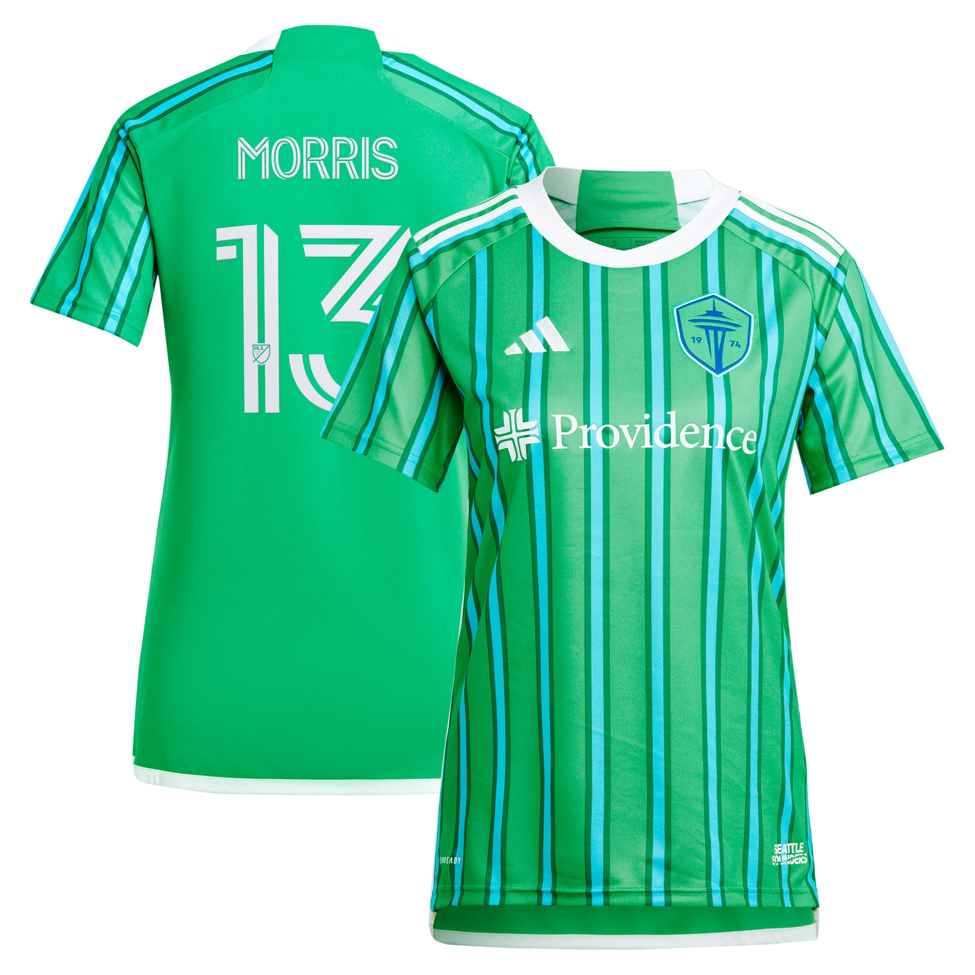 Jordan Morris Seattle Sounders FC Women's 2024 The Anniversary Kit Replica Player Jersey  Green