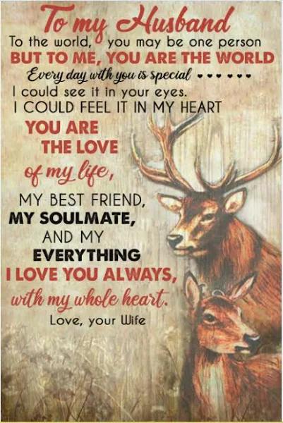 To My Husband You Are The Love Of My Life Portrait Poster & Canvas Gift For Husband From Wife Home Decor Wall Art Visual Art