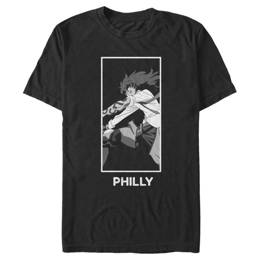 Cannon Busters Men’s Philly the Kid Panel Portrait  T Shirt