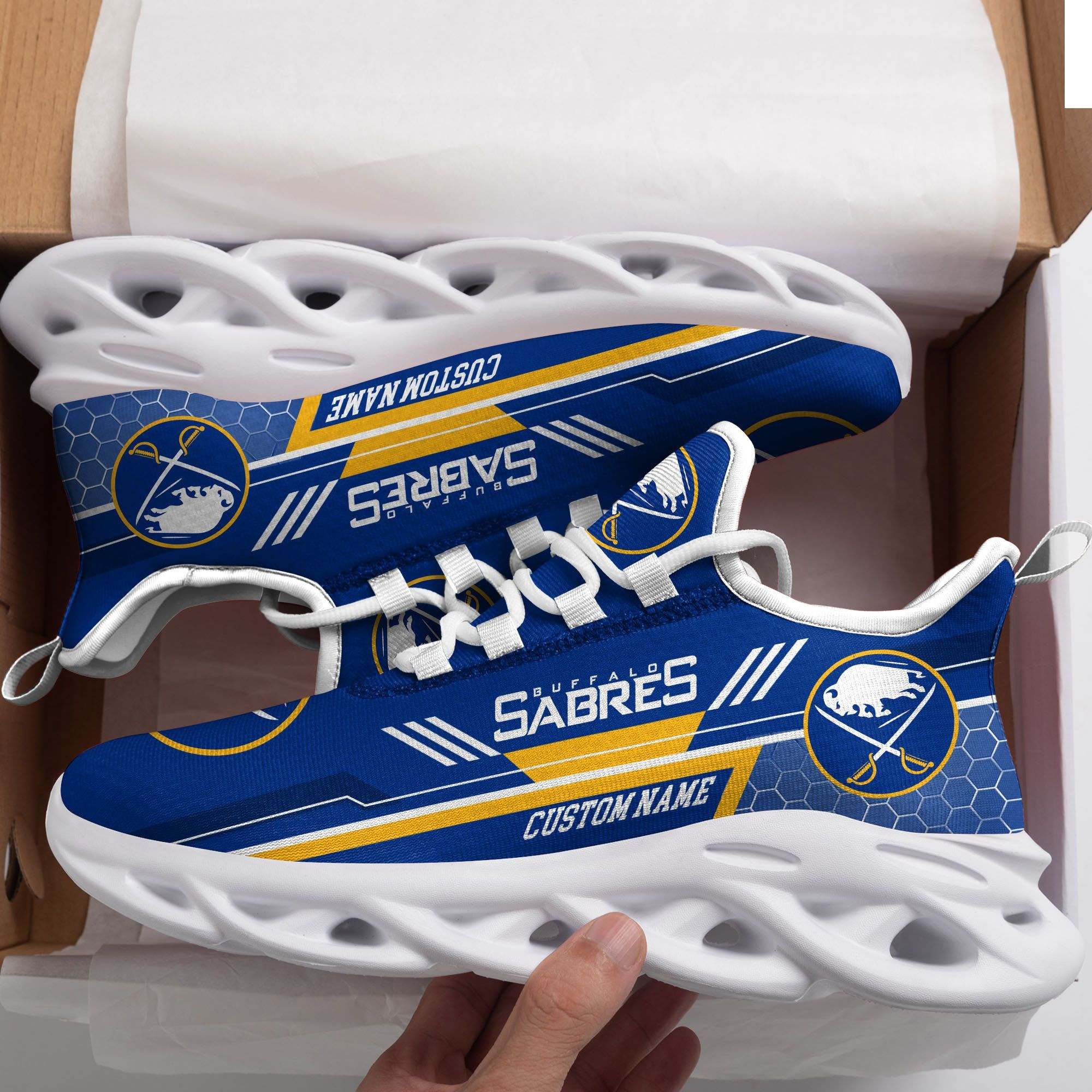 Buffalo Sabres Custom Personalized Max Soul Sneakers Running Sports Shoes For Men Women Football Fan Football Fan