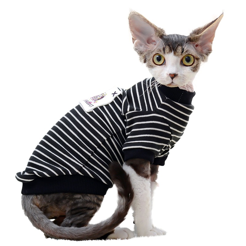 Sphinx cat costume Spring baby milk cat cute Muppet anti-hair fall cat clothes hairless cat clothes alx