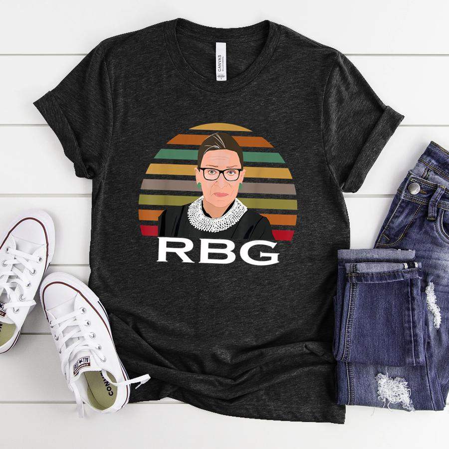 Vintage RBG Ruth Bader Ginsburg Political Tshirt  Classic Canvas