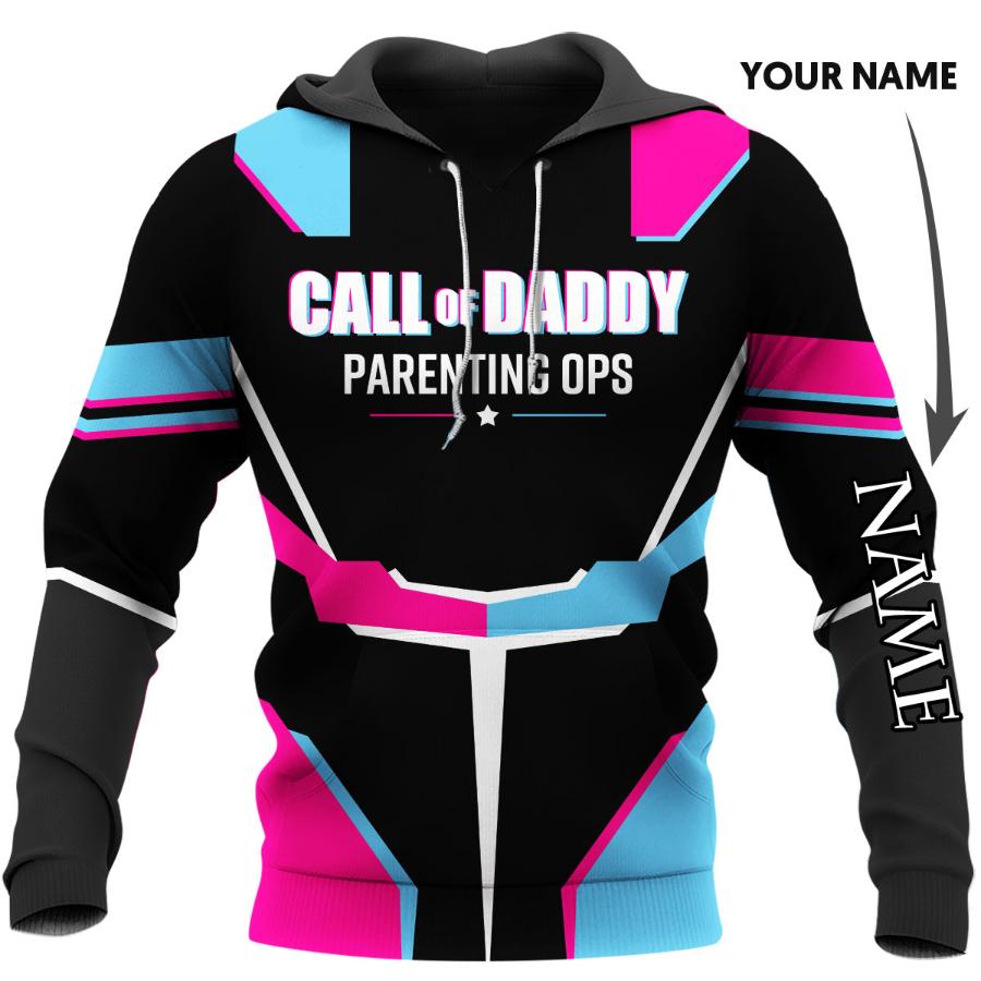 Birthday Presents For Dad Dy Call Of Daddy Parenting Ops Personalized Unisex Hoodie
