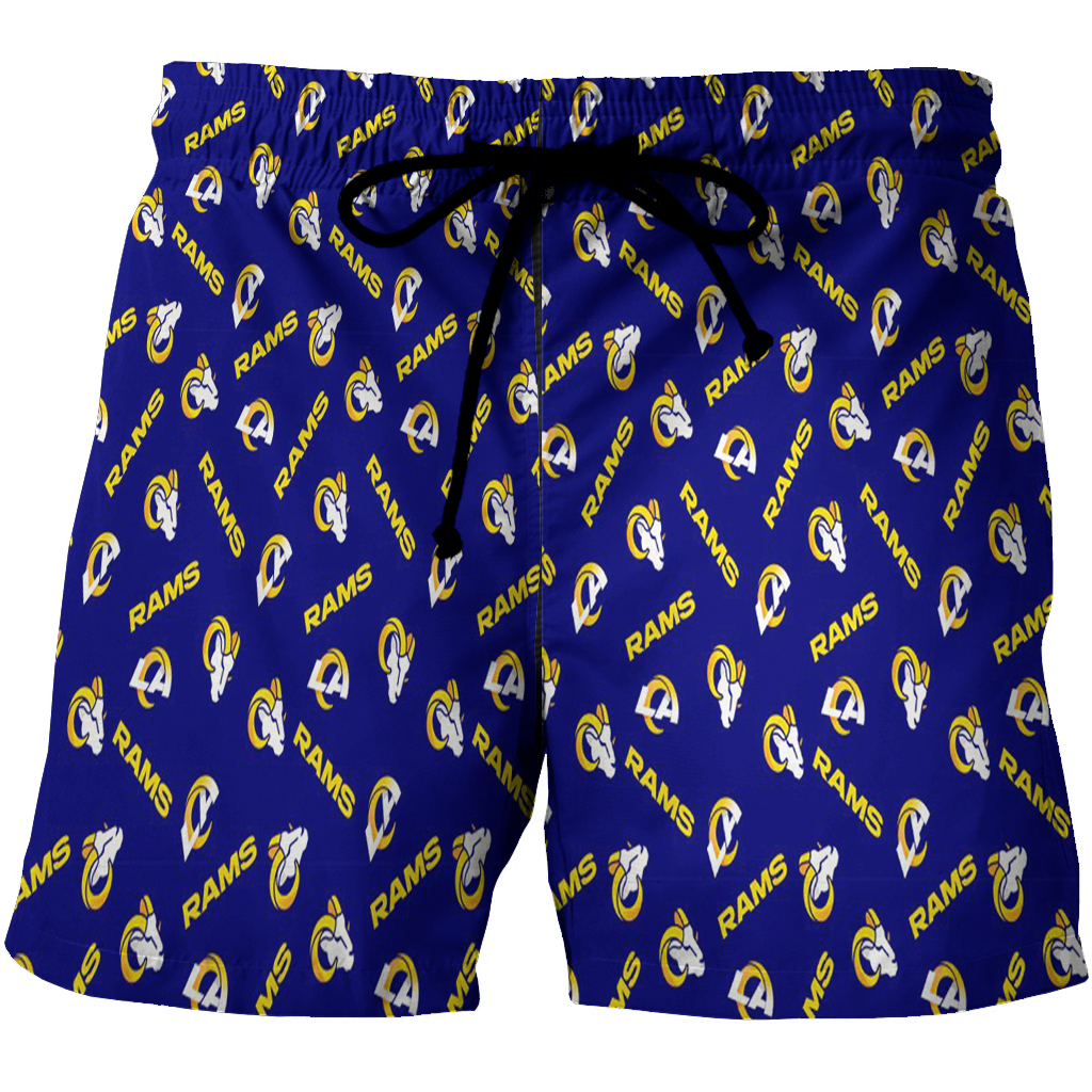 Los Angeles Rams7 3D All Over Print Summer Beach Hawaiian Short