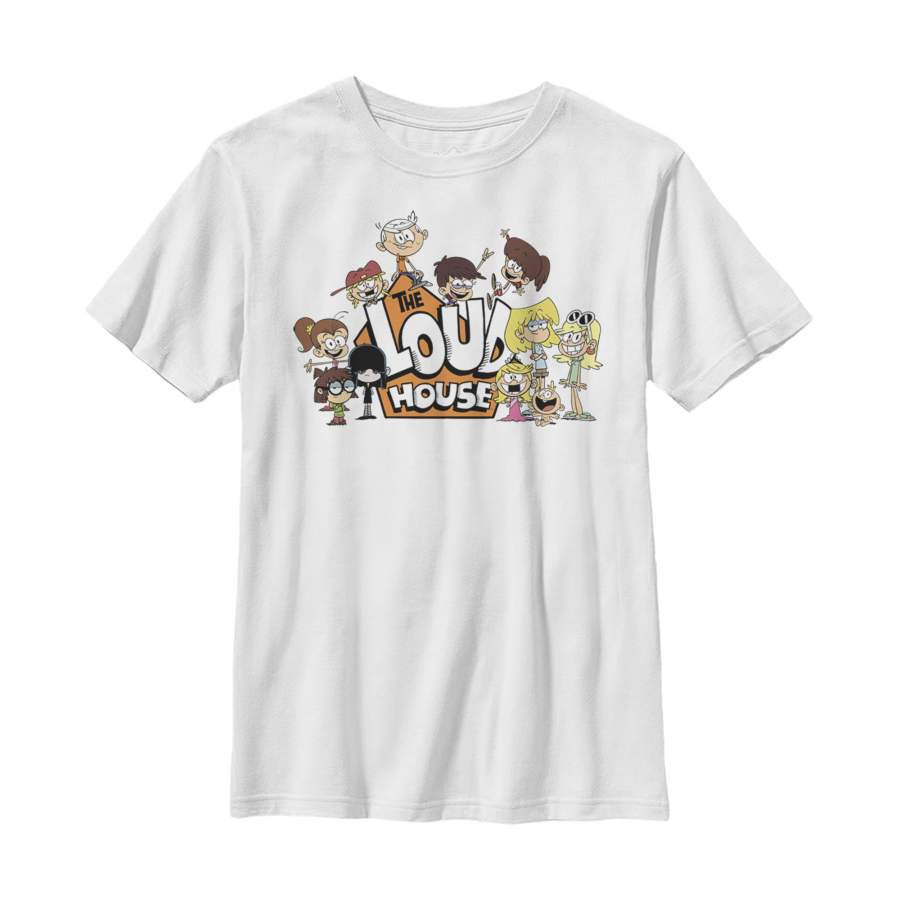 The Loud House Boy’s Family Logo  T Shirt