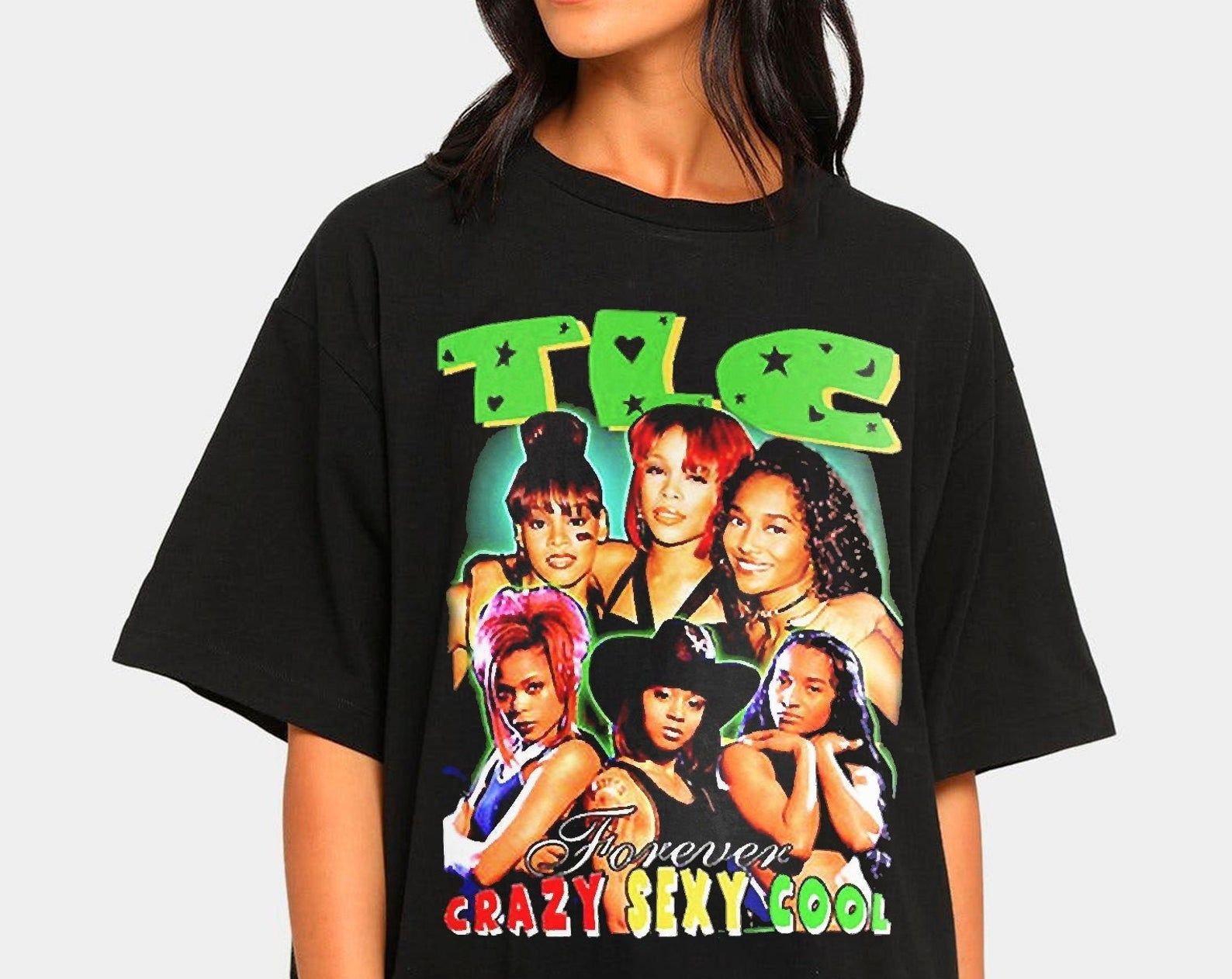 Tlc Shirt Tlc Forever Crazy Sexy Cool Tlc Gift For Fans Hip Hop Shirt Pop Music Vintage Style Bg274