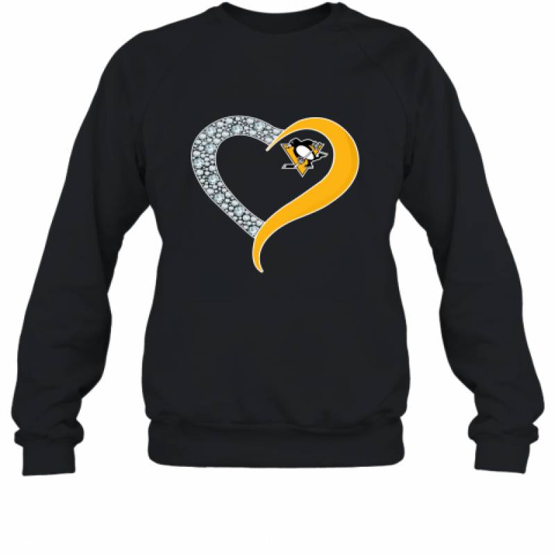 Diamond Pittsburgh Penguins Heart shirt Sweatshirt