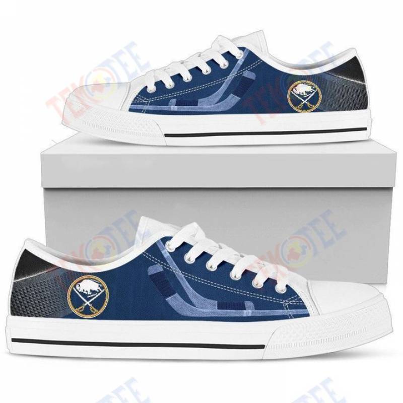 Mens Womens Artistic Scratch Of Buffalo Sabres Low Top Shoes Custom Print Footwear Converse Sneakers TMT482