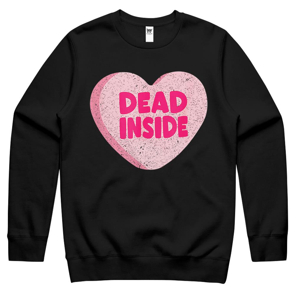 Anti Valentines Day Shirt Women Men Valentines Candy Heart Crewneck Sweatshirt