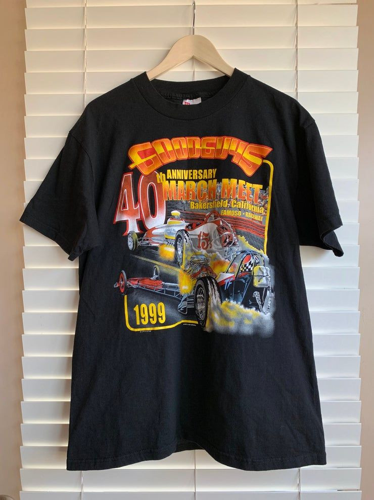 Vintage 99 Good Guys 40Th Anniversary California Drag Graphic T Shirt