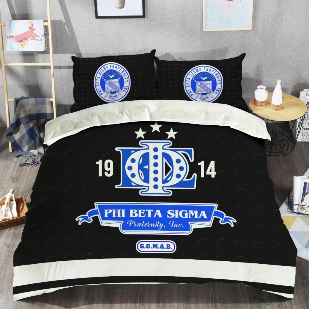 Fraternity Bedding Set – Gomab Phi Beta Sigma Duvet Cover & Pillow Cases