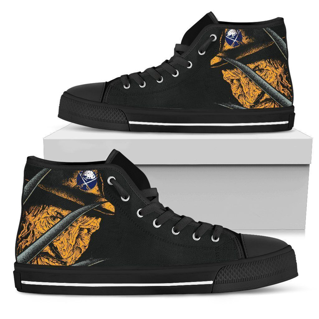 Buffalo Sabres Nightmare Freddy Colorful High Top Shoes – 1:1