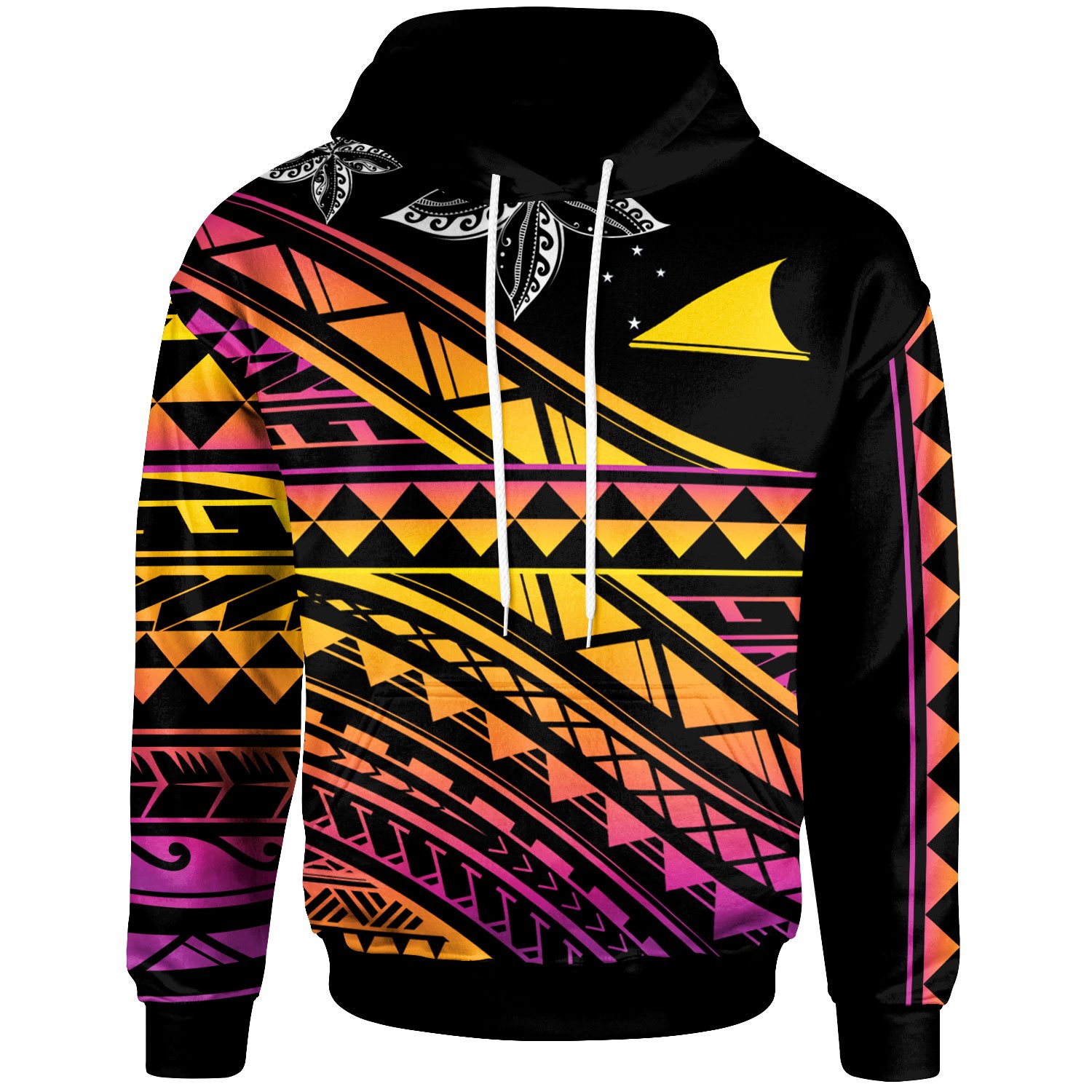 Tokelau – Custom Personalised Hoodie – Special Polynesian Ornaments – BN20