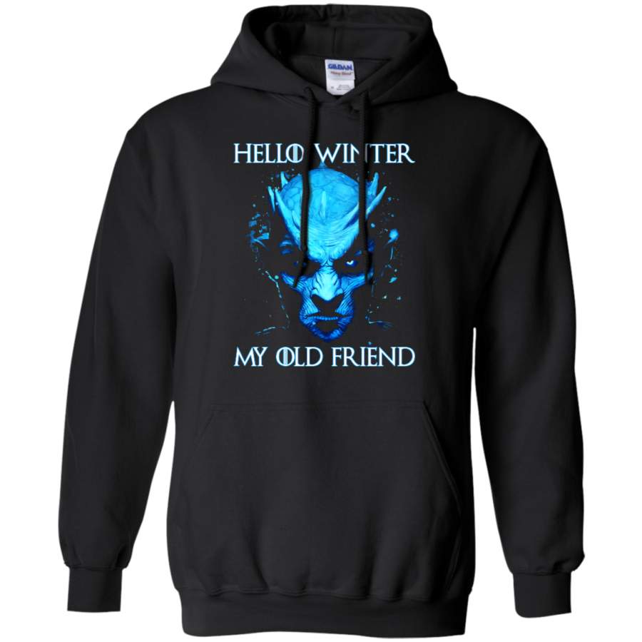 AGR Hello Winter My Old Friend Night King Game Of Thrones Hoodie