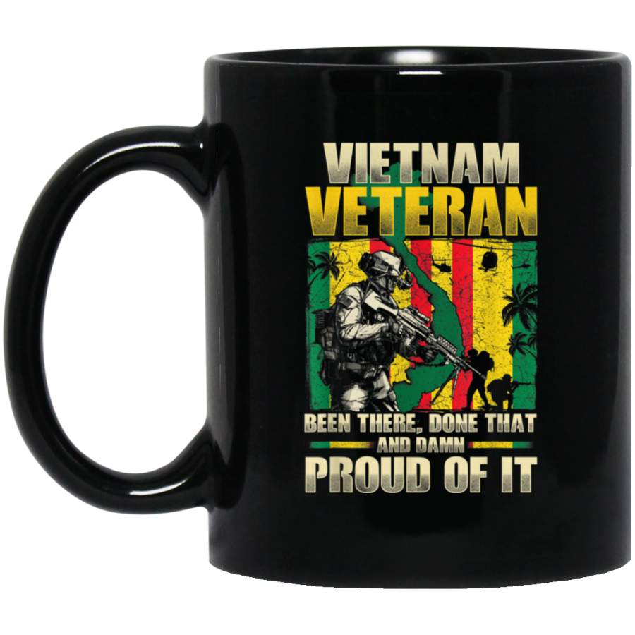 Done That And Damn Proud Vietnam Veteran Shirts For Men Dad Mug